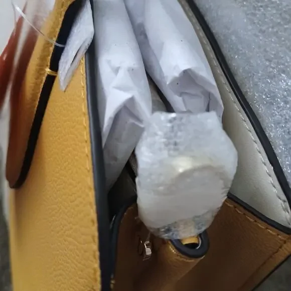 ♠️ Kate Spade - Purse - Wild Senna  -Voyage - satchel -Small grain- NWT - Picture 10 of 11